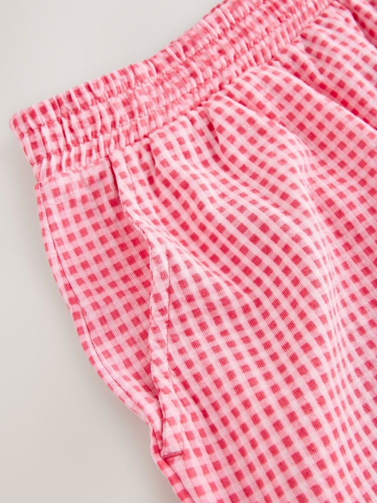 Red Gingham Lightweight Shorts - Image 8 of 8
