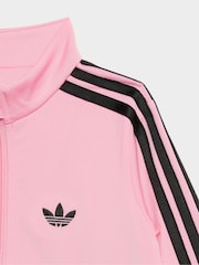 adidas Originals Pink Firebird Tracksuit Infant Set - Image 6 of 7
