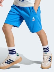 adidas White Marvel Avengers Little Kids T-Shirt and Shorts Set - Image 5 of 8