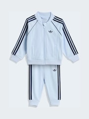 adidas Originals Light Blue SST Infant Tracksuit - Image 1 of 7