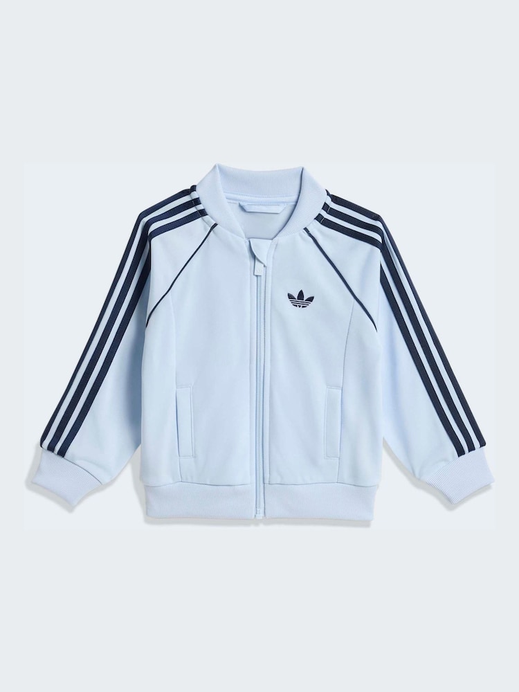 adidas Originals Light Blue SST Infant Tracksuit - Image 2 of 7