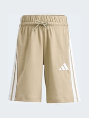 adidas White/Neutral Essentials Little Kids T-Shirt Set - Image 6 of 6