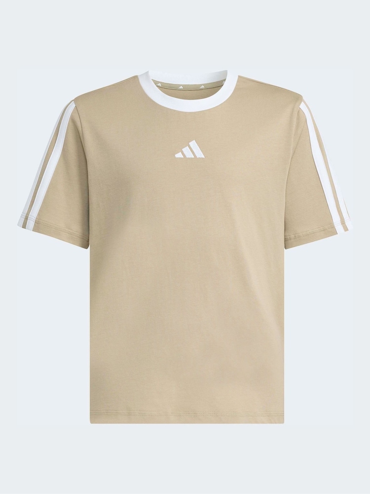 Bruin - adidas Essentials kinder T-shirt - Afbeelding 6 van 6