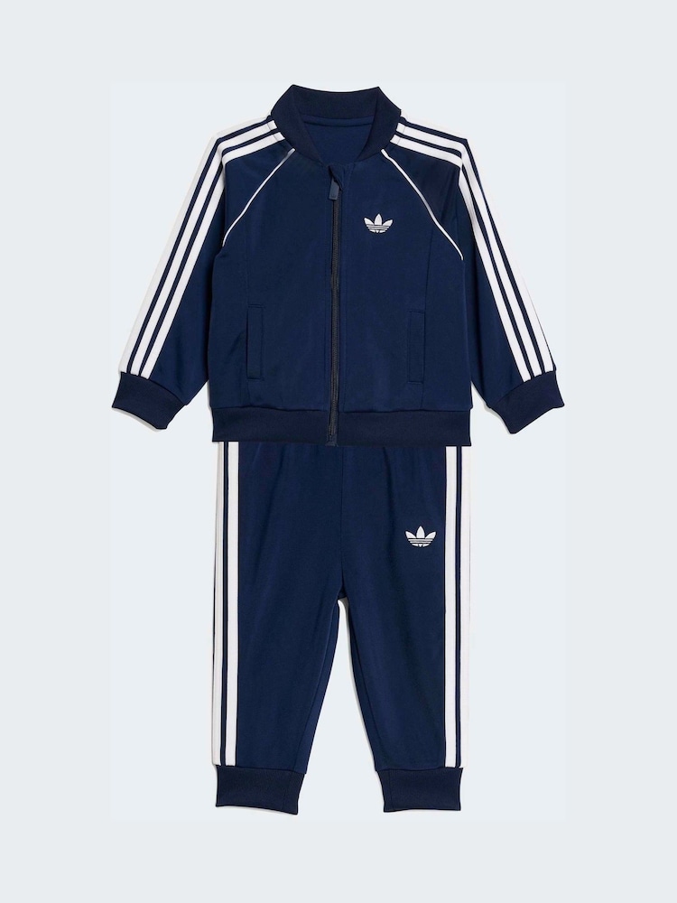 adidas Originals Blue SST Infant Tracksuit - Image 1 of 7