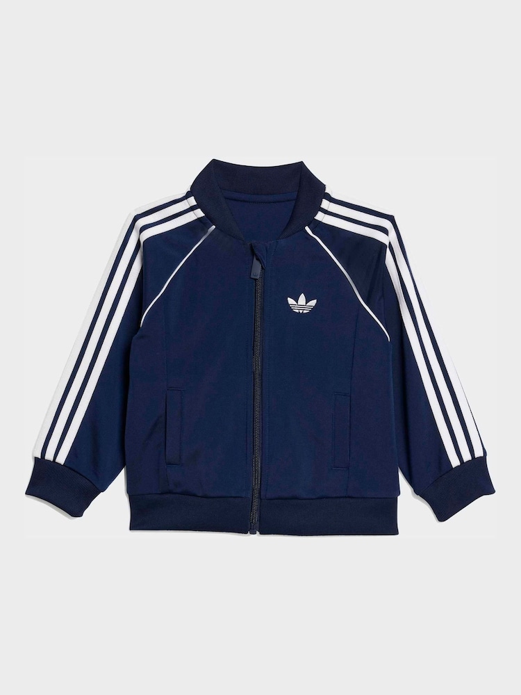 adidas Originals Blue SST Infant Tracksuit - Image 2 of 7
