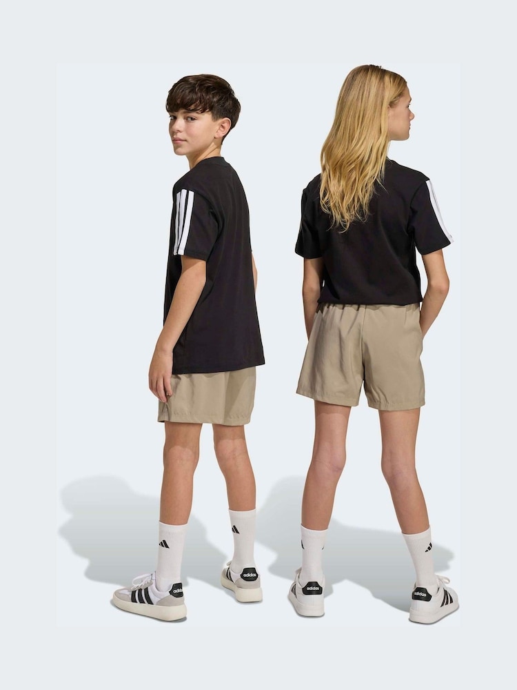 adidas Brown Essentials Climacool Kids Shorts - Image 2 of 5 adidas Brown Essentials Climacool Kids Shorts - Image 2 of 5