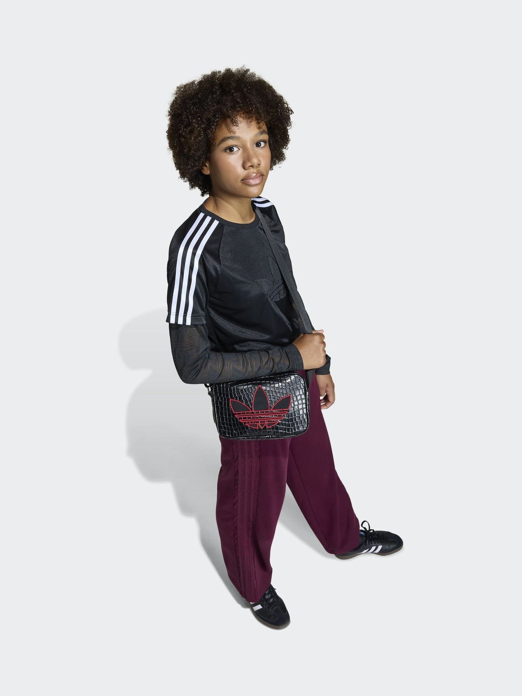 Buy adidas Originals Black Long Sleeved Lace Top from the Next UK