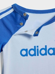 adidas Originals Blue T-Shirt and Sprinter Shorts Infant Set - Image 5 of 7