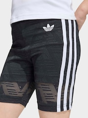 adidas Originals White Frill Top & shorts  Little Kids Set - Image 5 of 6