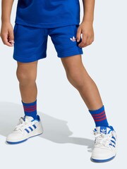 adidas Originals Blue Trefoil T-Shirt and Shorts Little Kids Set - Image 5 of 10