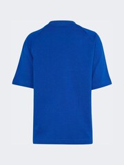 adidas Originals Blue Trefoil T-Shirt and Shorts Little Kids Set - Image 9 of 10