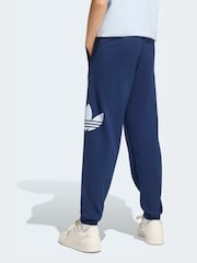 adidas Originals Navy Oversized Trefoil Joggers - Image 2 of 6