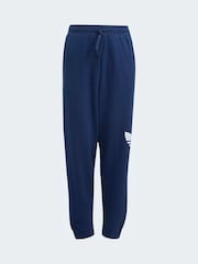 adidas Originals Navy Oversized Trefoil Joggers - Image 6 of 6