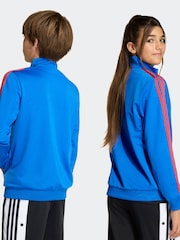 adidas originals Blue Red Firebird Oversized Jacket - Image 1 of 6