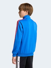 adidas originals Blue Red Firebird Oversized Jacket - Image 2 of 6