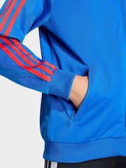 adidas originals Blue Red Firebird Oversized Jacket - Image 5 of 6