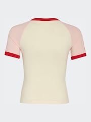 adidas Originals 3 Stripes Heart Logo T-Shirt - Bild 5 von 8