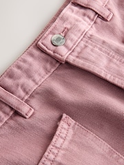Pink Double Pocket Barrel Jeans - Image 8 of 9