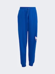 adidas Originals Blue Oversized Trefoil Joggers - Image 6 of 6