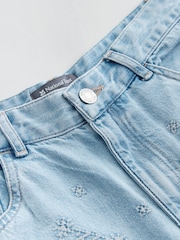 Γαλάζιο - Τζιν με σταυροβελονιά και κέντημα National Trust x Next - Εικόνα 8 από 9