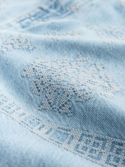 Γαλάζιο - Τζιν με σταυροβελονιά και κέντημα National Trust x Next - Εικόνα 9 από 9