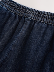 Albastru închis - Pull On Barrel Leg Jeans - Imaginea 2 din 5