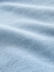 Mid Blue Denim Patch Pocket Wide Leg Jeans - Image 10 of 10