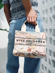 Mid Blue Denim Patch Pocket Wide Leg Jeans - Image 5 of 10