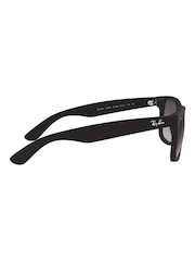 Ray-Ban Black Justin Square Sunglasses - Image 3 of 12
