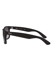 Ray-Ban Black Justin Square Sunglasses - Image 7 of 12