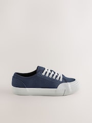 Navy Forever Comfort® Canvas Baseball Trainers - Image 1 of 5