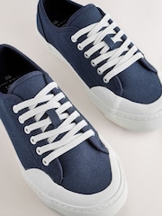 Navy Forever Comfort® Canvas Baseball Trainers - Image 4 of 5