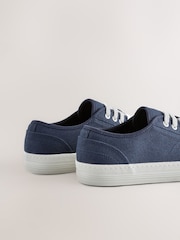 Navy Forever Comfort® Canvas Baseball Trainers - Image 5 of 5