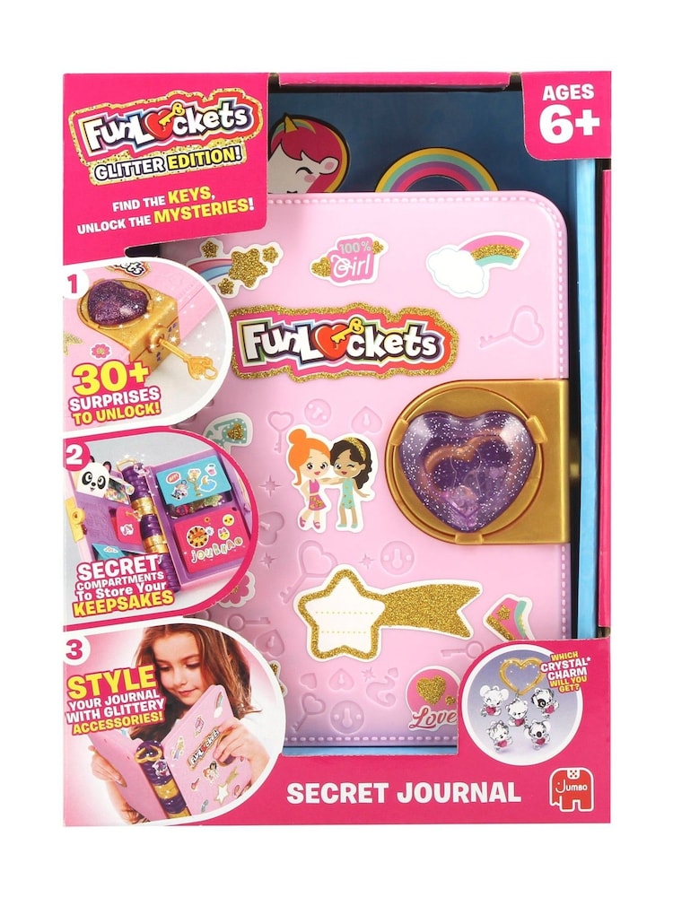 Galt Toys Funlockets Secret Journal Glitter Edition - Image 1 of 6