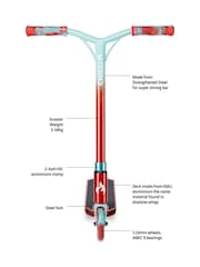 Micro Scooters Red/Teal Chilli Pro Jumpstart Scooter - Image 5 of 6
