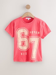 Red Graphic 67 Short Sleeve Crew Neck T-Shirt - Image 1 of 3