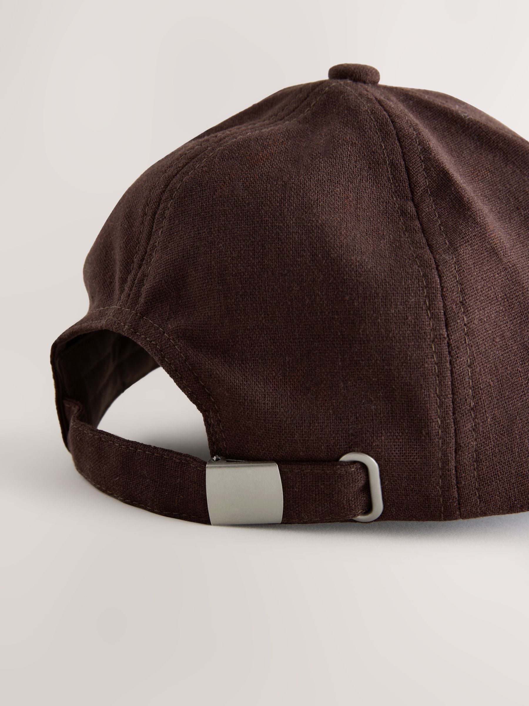 Buy Chocolate Brown Linen Cap from the Next UK online shop