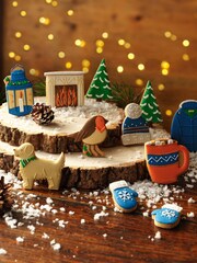 Biscuiteers Hand Iced Country Walk Biscuit Tin - Image 1 of 2