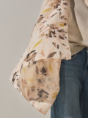 Cream Easter Bunny Print Lightweight Scarf - Image 5 of 8