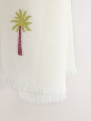 Jacquard Palm - وشاح خفيف الوزن - Image 2 of 3