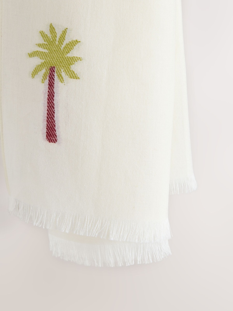 Jacquard Palm - وشاح خفيف الوزن - Image 2 of 3