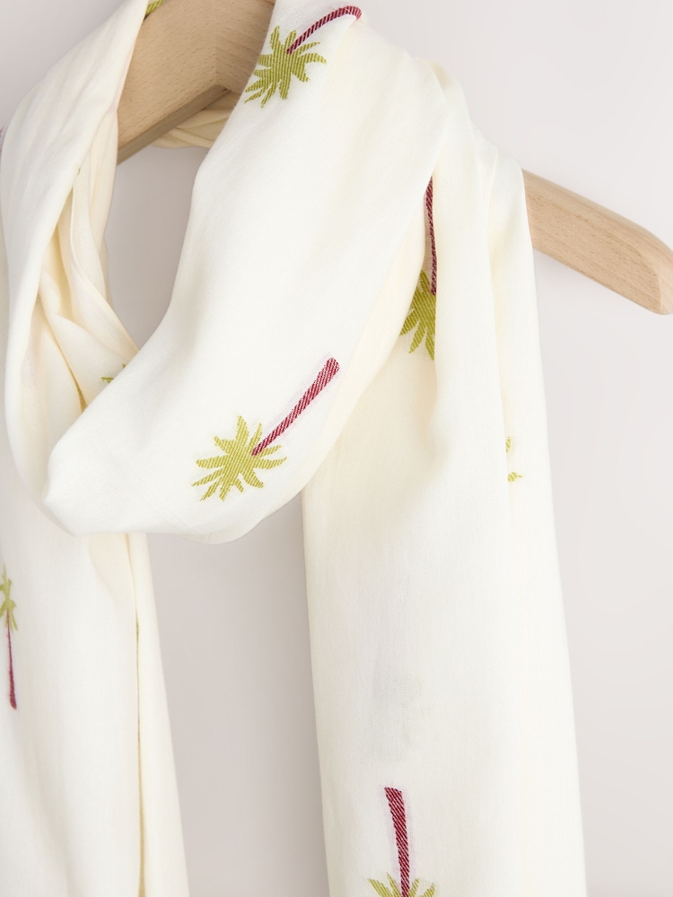 Jacquard Palm - وشاح خفيف الوزن - Image 3 of 3