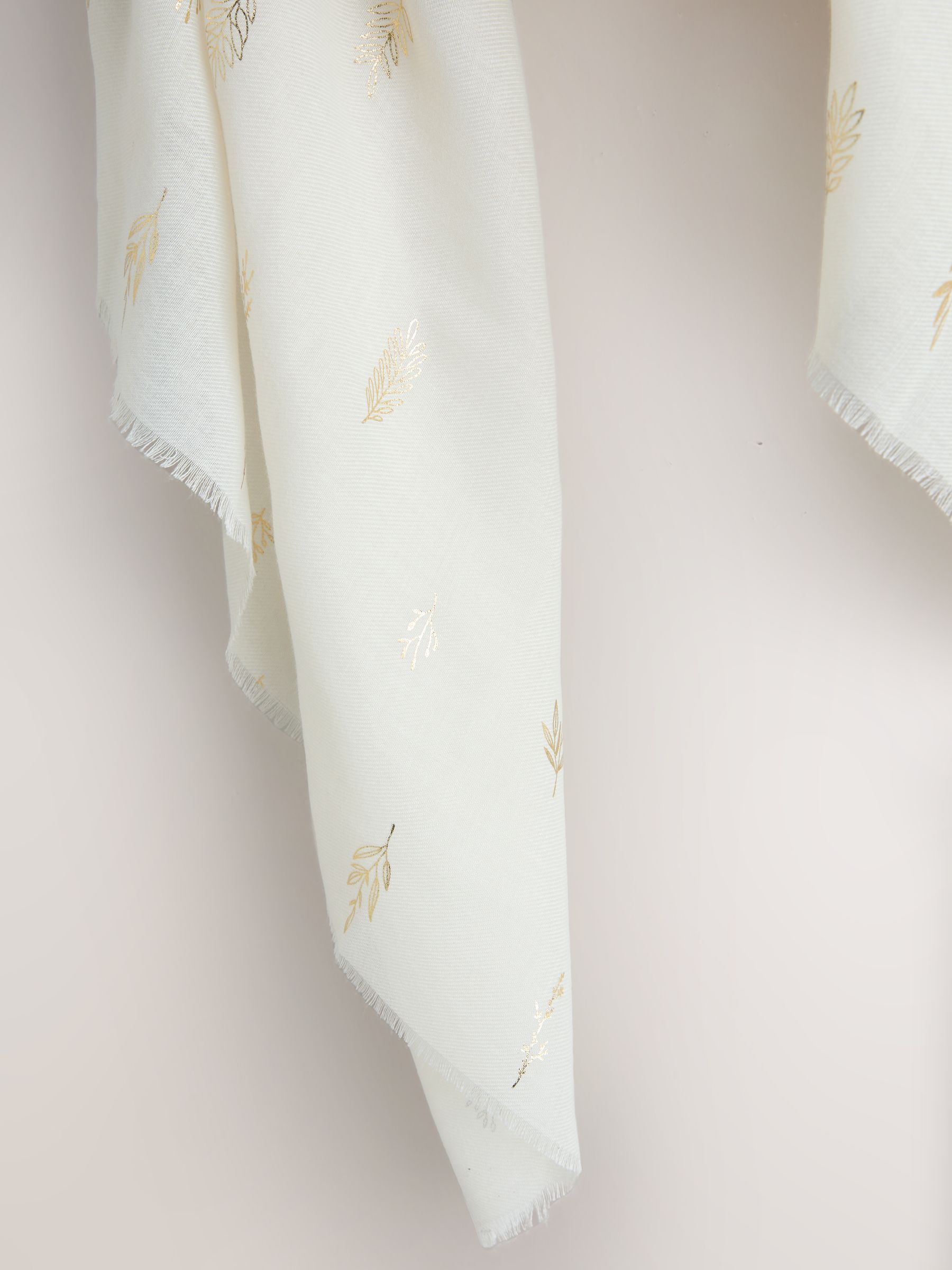 Buy Cream Lightweight Scarf from Next USA