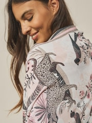 Leopard Lightweight Scarf - Image 4 of 7