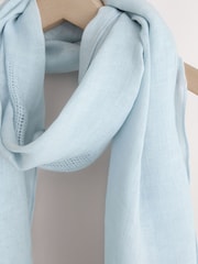Blue Lightweight Scarf - Image 6 of 7