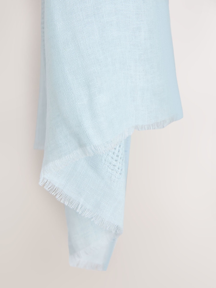 Blue Lightweight Scarf - Image 7 of 7