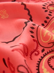 Pink Bandana-Print - Quadratischer Schal - Bild 4 von 6