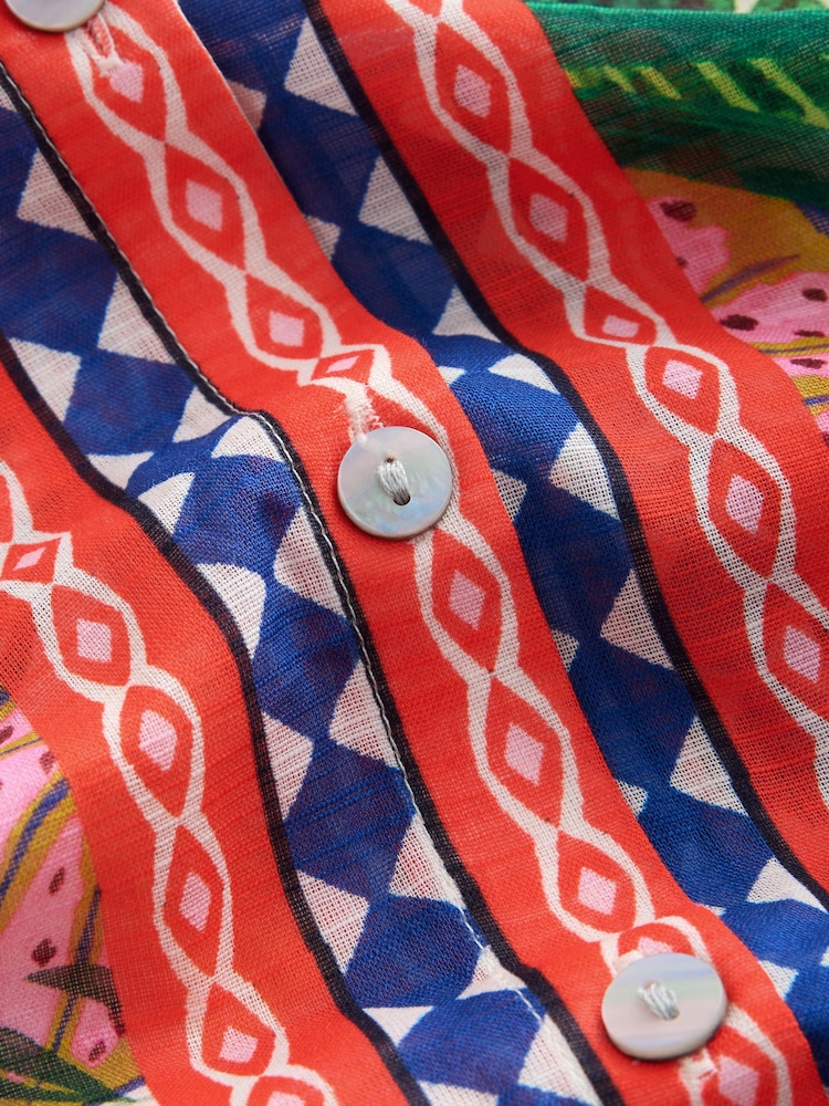 Fruit Printed Overhead Shirt Cover-Up - Image 7 of 7