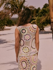 Multicolour Crochet Tank Top - Image 3 of 7