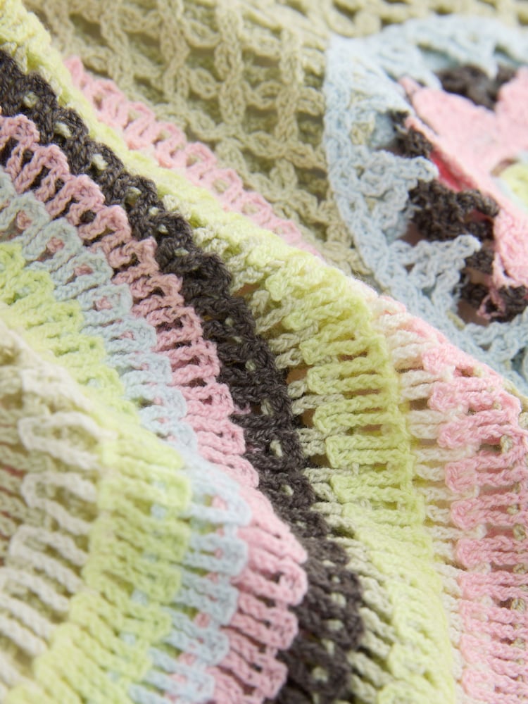 Multicolour Crochet Tank Top - Image 7 of 7 Multicolour Crochet Tank Top - Image 7 of 7